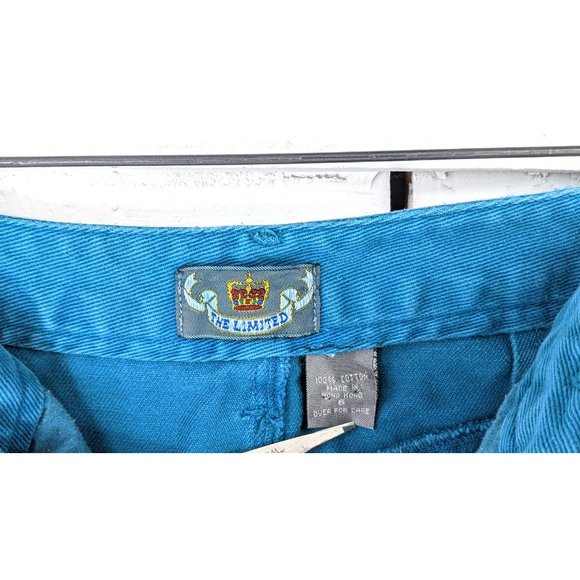 The Limited 80s vintage high waisted tapered leg blue denim vintage jeans - Picture 4 of 5